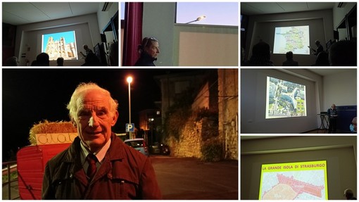 Vallebona, dieci siti del patrimonio Unesco della Francia al centro della conferenza di Riccardo Lanteri (Foto e video)