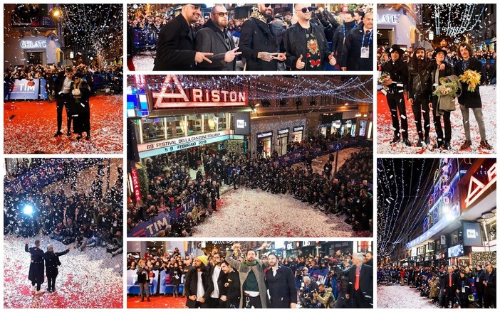 #Sanremo2019: con il Red Carpet inizia il Festival, la sfilata dei cantanti conquista pubblico e fotografi