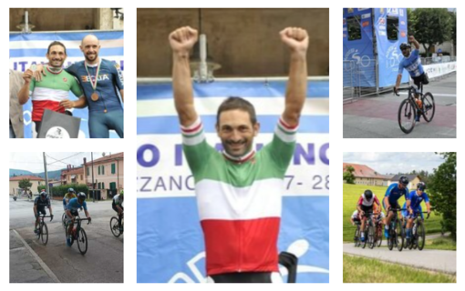 Il ventimigliese Fabio Radrizzani vince i Campionati Italiani di Paraciclismo su strada e si piazza sesto agli Europei