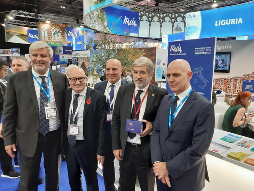 Turismo: inaugurato oggi lo stand della Liguria al 40° Wtm di Londra con l’Ambasciatore d’Italia