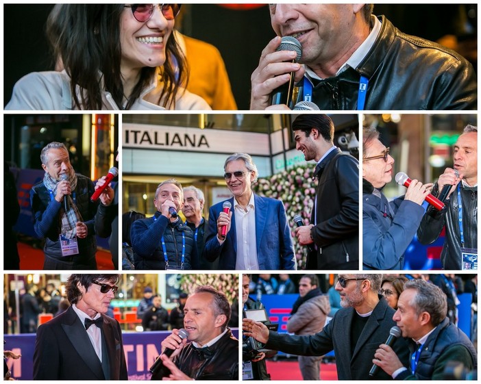 #Sanremo2019: grande successo anche quest'anno per il 'Red Carpet' davanti all'Ariston con Gianni Rossi (Foto)