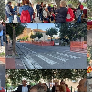 Vallecrosia, i residenti di via Don Bosco firmano una petizione per bloccare i lavori: &quot;La ciclabile qui non ha senso&quot; (Foto e video)