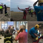 Ventimiglia: dieci migranti dispersi nella zona del Monte Fuga, recuperati con l'elicottero