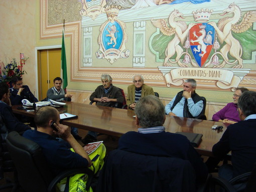 Diano Marina: stamattina riunione dei sindaci del Golfo Dianese per l'emergenza maltempo