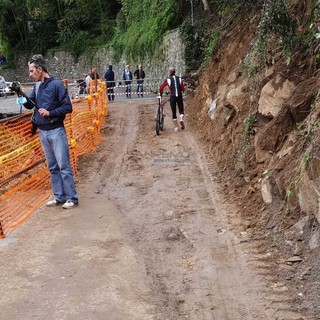 Riaperta la strada tra Badalucco e Montalto: via libera ai mezzi di soccorso, entro 48 ore il passaggio sarà aperto a tutti (Foto)