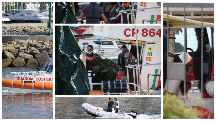 Sanremo: cadavere recuperato ad un miglio dal porto vecchio, operazioni di soccorso della Guardia Costiera (Foto)