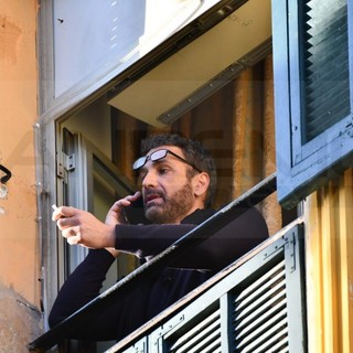 Festival di Sanremo: Raul Bova è arrivato in città e si è chiuso subito in albergo ma non è sfuggito all'obiettivo (Foto)