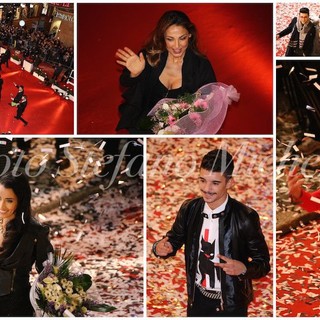 #Sanremo2015: ecco la passerella sul 'Red Carpet', di fronte all'Ariston i protagonisti del Festival