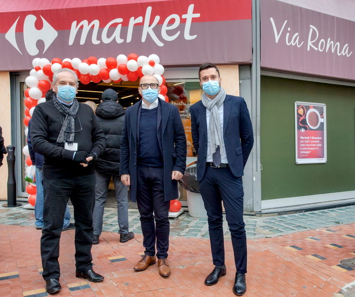 Riapre il Carrefour market di Ventimiglia ricostruito dopo l’alluvione di ottobre