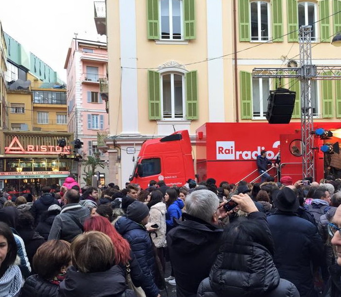 #Sanremo2019: al via le dirette di Rai Radio2 dal truck in piazza Borea d'Olmo