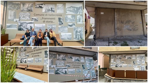 A Vallecrosia appare 'Frammenti di storia', Biasi: &quot;Riqualificato un angolo abbandonato della città&quot; (Foto)