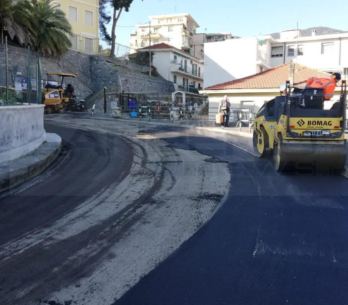 Sanremo: una prima metà di ottobre all’insegna degli asfalti, lavori in tutta la città