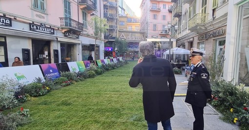 Festival di Sanremo: sopralluogo del Sindaco Biancheri e del Comandante Frattarola nel centro città (Foto)