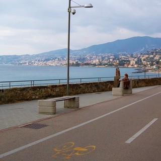 La pista ciclabile di Sanremo