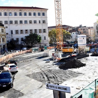 Sanremo: costruzione del parcheggio di piazza Eroi, Alessi &quot;C'è chi perde il 20%, qualcuno pensa di spostarsi&quot; (Video)