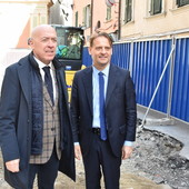 Sanremo: durante il ‘Rigenera tour’ della Regione sopralluogo al cantiere di Coldirodi (Foto e Video)