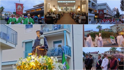 Bordighera celebra Sant'Antonio da Padova con santa messa e processione (Foto e video)