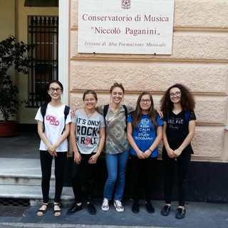 I ragazzi della Scuola di Musica Città di Sanremo