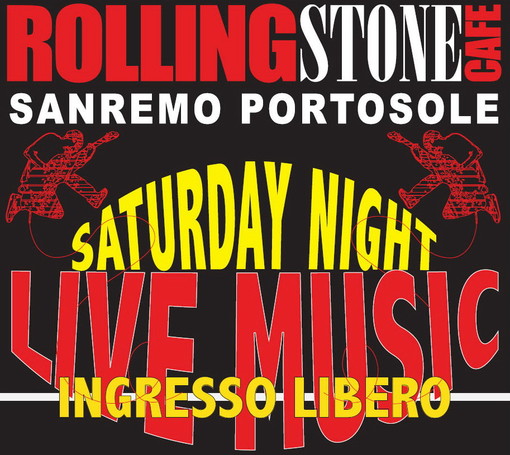 Sanremo: domani sera appuntamento con il 'Saturday live music' al 'Rolling Stone'