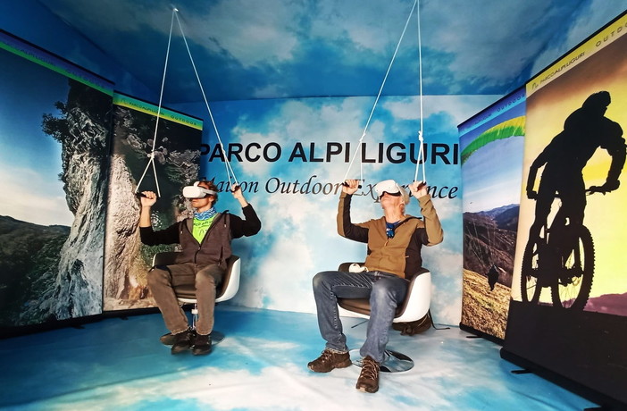 Il Parco delle Alpi Liguri a Olioliva con uno spazio istituzionale e un’esperienza in realtà virtuale per i visitatori