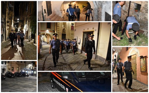 Sanremo: maxi servizio di controllo dei Carabinieri, passata al setaccio la Pigna e blitz anti prostituzione (Foto e Video)