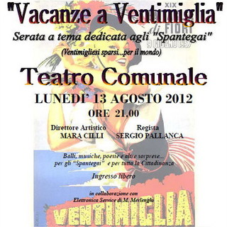 Ventimiglia: lunedì prossimo al 'Teatro Comunale' la serata dedicata agli 'Spantegai'