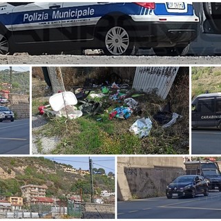 Ventimiglia, forze dell'ordine sgomberano un'area occupata da migranti vicino al Teatro Romano (Foto)