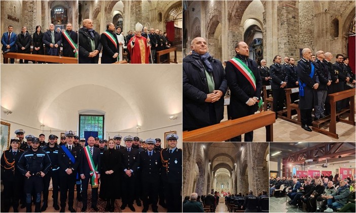 San Sebastiano, Ventimiglia celebra il patrono della polizia locale (Foto e video)