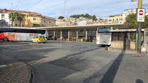 Lo sciopero dei bus a Sanremo l'8 novembre scorso