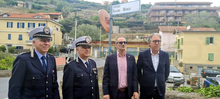 Sanremo: risistemate le targhe di strada Marco Gavino, oggi la piccola cerimonia con il Sindaco (Foto)