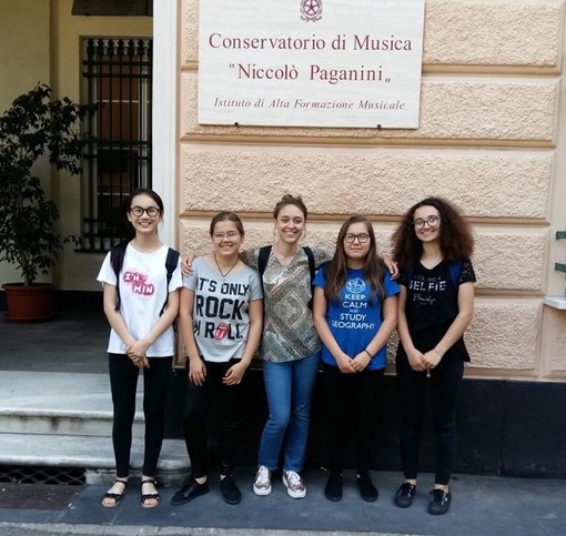 I ragazzi della Scuola di Musica Città di Sanremo