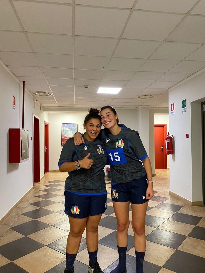 Rugby, Siria Anfosso ed Elisa Mondino della Polisportiva Salesiani Vallecrosia Don Bosco Asd convocate nella Nazionale femminile u18 (Foto)