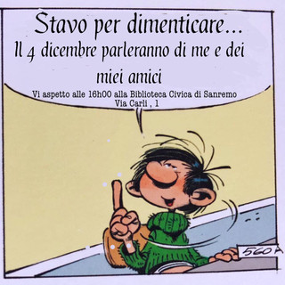 Sanremo: mercoledì l'incontro su ‘I fumetti che uniscono le persone e stimolano la fantasia’