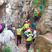 Ormea: 38enne di Sanremo vola per 5 metri mentre si sta arrampicando sulla Falesia (Foto)