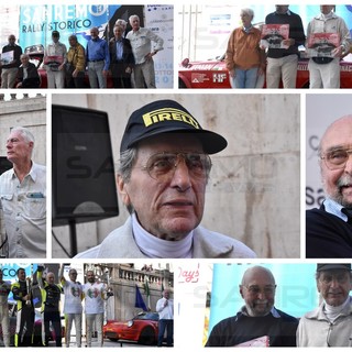 Sanremo: la grande festa per Amilcare Ballestrieri all'arrivo del Rally Storico vinto da Lucio Da Zanche (Foto e Video)