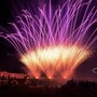 Fuochi d'artificio in occasione della manifestazione 'Sulle orme di San Benedetto' di Taggia