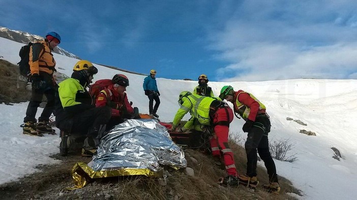 Ormea: ritrovato ferito ma vivo l'uomo imperiese in località Carnino Inferiore, era disperso da ieri (Foto)