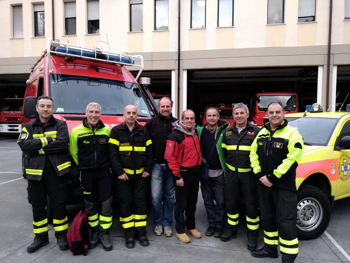 Imperia: incontro tra Soccorso Alpino e Vigili del Fuoco per future esercitazioni congiunte