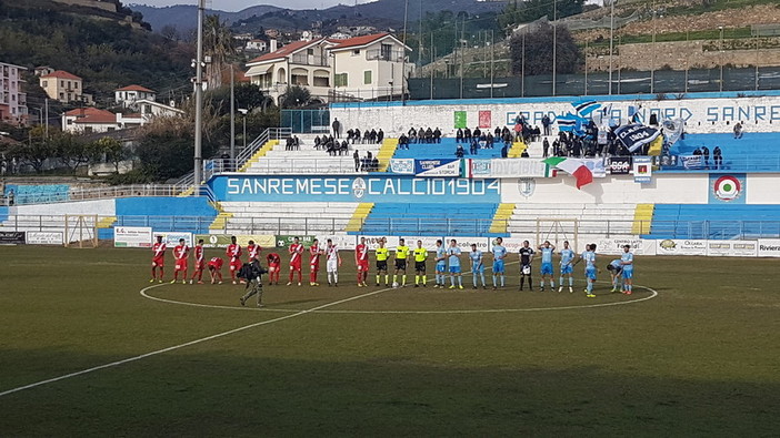 Calcio: la Sanremese cede di misura in casa al Mantova ed abbandona i sogni di Coppa Italia