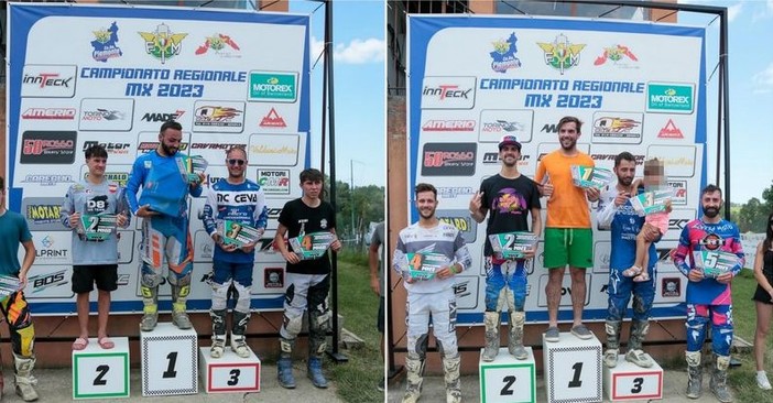 Motocross, due piloti del Motoclub Gentlemen Bordighera sul podio a Casale Monferrato (Foto)