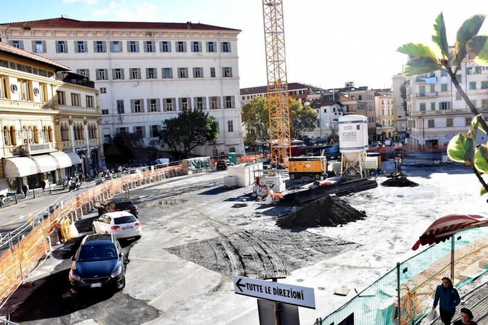 Sanremo: costruzione del parcheggio di piazza Eroi, Alessi &quot;C'è chi perde il 20%, qualcuno pensa di spostarsi&quot; (Video)