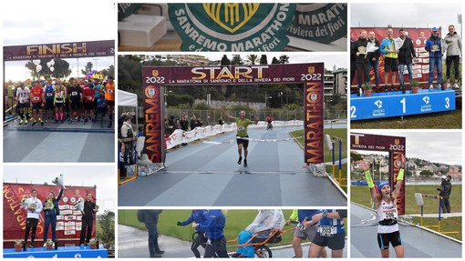 La 'Sanremo Marathon' fa il botto con 1.100 partecipanti: tanti stranieri ma la vittoria va al toscano Marcello Villani (Foto e Video)