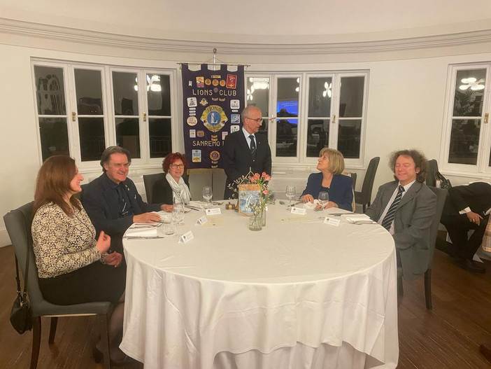 Serata del Lions Club Sanremo Host, con Anna Blangetti regista e direttrice artistica della 'Compagnia Stabile' (Foto)