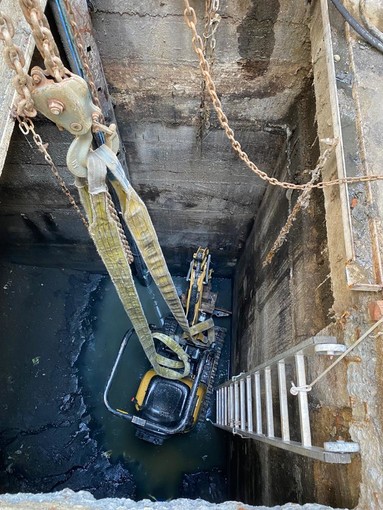 La stazione di sollevamento di Pian di Nave