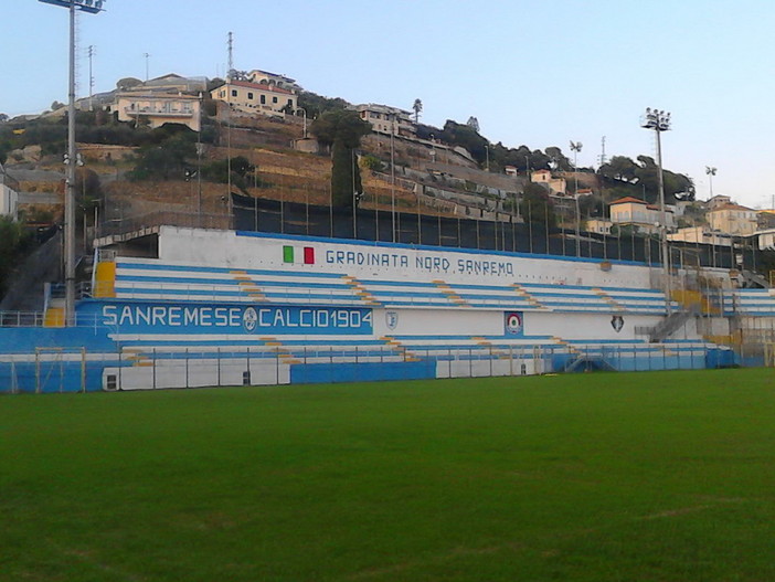 La gradinata Nord dello stadio 'Comunale'