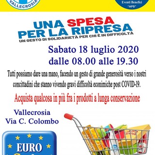 Vallecrosia: 'Una spesa per la ripresa', sabato torna la colletta alimentare dell'ACEB