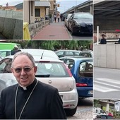 Emergenza migranti a Ventimiglia, il vescovo Suetta: &quot;Comunità internazionale affronti il problema&quot; (Foto e video)