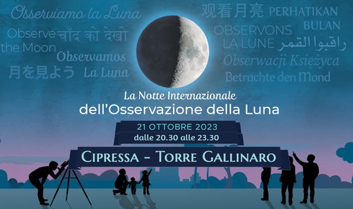 Cipressa: sabato 21 ottobre serata gratuita di osservazione della Luna con i telescopi del gruppo Astrofili Ceriana