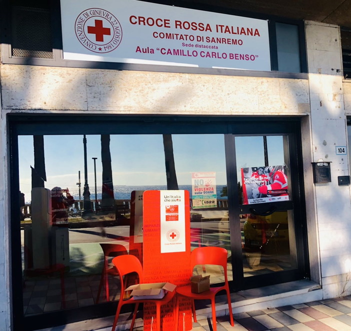 Sanremo: al via allo Sportello della Gentilezza le consegne del comitato di Croce Rossa