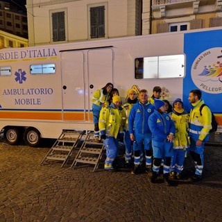 Si è concluso con un bilancio di 72 interventi il servizio di assistenza sanitaria delle Misericordie Liguri al Festival di Sanremo (Foto)